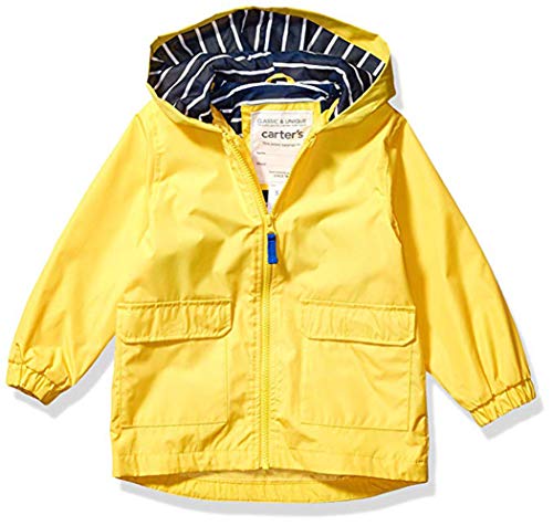 Carter's Toddler Boys' Little Favorite Rainslicker Rain Jacket, Always Sunny Yellow, 4T