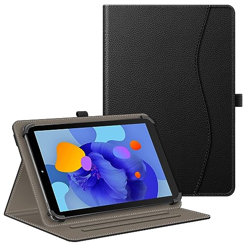 Fintie Universal Case for 9 10 10.1 inch Tablet - [Hands Free] Multi-Angle Viewing Stand Cover with Pocket for TCL, ECOPAD, COOPERS CP10, FEONAL K118, TECLAST and More 9' - 10.5' Tablet (Black)