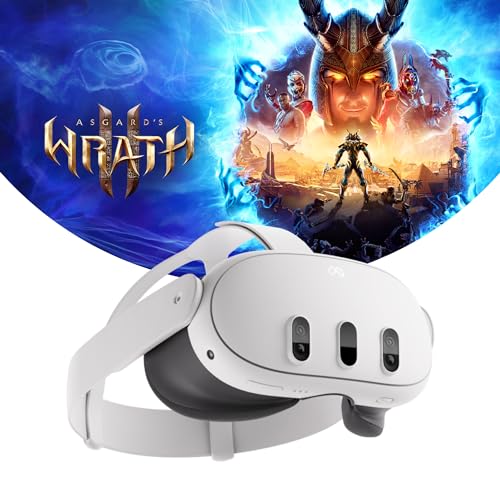 Meta Quest 3 512GB— Breakthrough Mixed Reality — Powerful Performance — Asgard’s Wrath 2 and Meta Quest+ Bundle