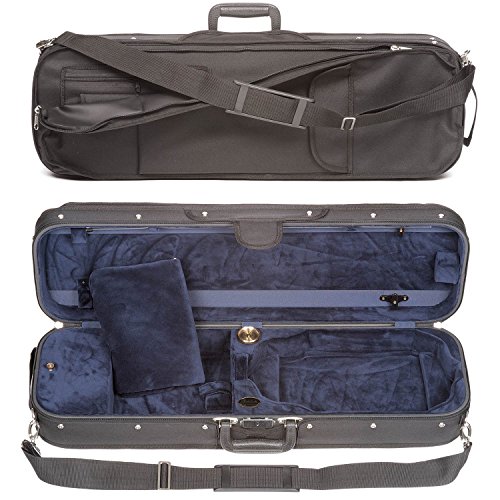 Bobelock 1002S Oblong 4/4 Violin Case with Blue Velour Interior