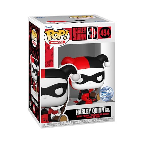 Funko POP! Heroes: Harley Quinn 30th Anniversary Harley Quinn with Cards Vinyl Figure