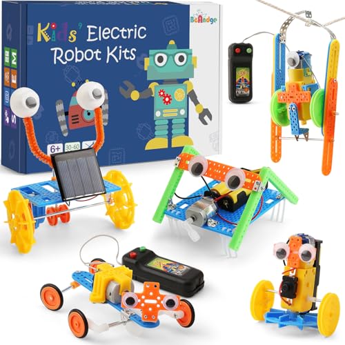 STEM Robotics Science Kits, Crafts for Boys 6-8 Girls 8-12, Robot Building Kit for Kids 8-10, Electronic Science Experiments Activities, Engineering Toys 7+ 6 7 8 9 10 11 12 + Year Old Gifts