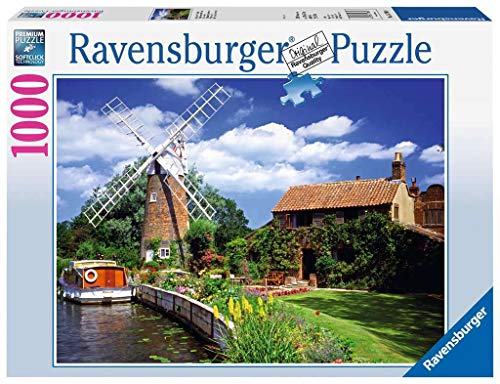 Ravensburger Windmill Country 1000 Piece Jigsaw Puzzle for Adults – Every Piece is Unique, Softclick Technology Means Pieces Fit Together Perfectly