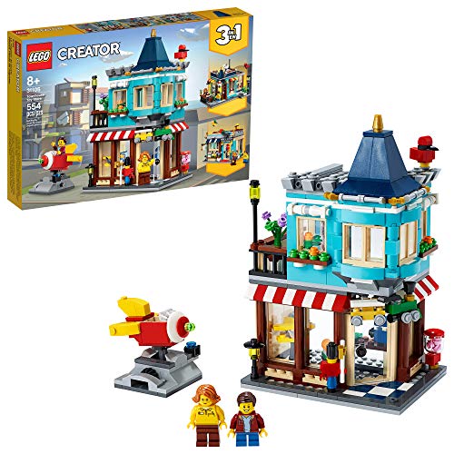 LEGO Creator 3in1 Townhouse Toy Store 31105, Cool Buildable Toy for Kids Building Kit (554 Pieces)