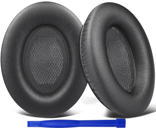 SoloWIT Earpads Cushions for Bose Headphones, Replacement Ear Pads for Bose QuietComfort 15 QC15 QC25 QC2 QC35/Ae2 Ae2i Ae2w/SoundTrue & SoundLink Around-Ear & Around-Ear II (QC25 PL Full Black)