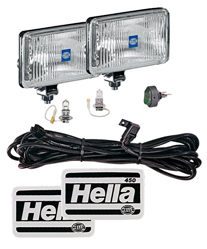 HELLA 005860891 450 Driving LAMP KIT (Clear Lens) H3 12V SAE/ECE