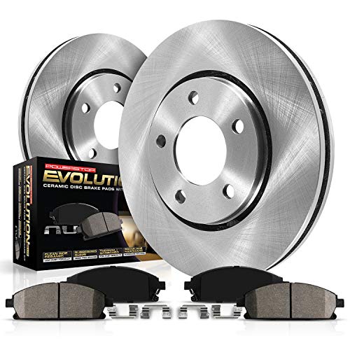 Power Stop KOE4669 Autospecialty Front Replacement Brake Kit -OE Brake Rotors and Ceramic Brake Pads For 2008-2014 Scion xD | 2009-2019 Toyota Corolla | 2009-2013 Toyota Maxtix 1.8L