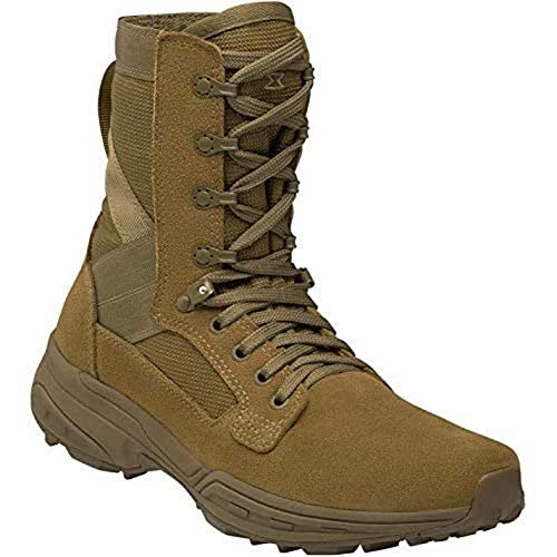 GARMONT TACTICAL T8 NFS 670 Military Combat Boots for Men and Women, Army, Air Force, AR670-1 Compliant Footwear, Lightweight, Suede Leather, Coyote, Size 10