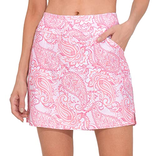 M MOTEEPI Skorts for Woman Dressy Casual Athletic Skort for Women Tennis Skirt Activewear Crystal Pink M