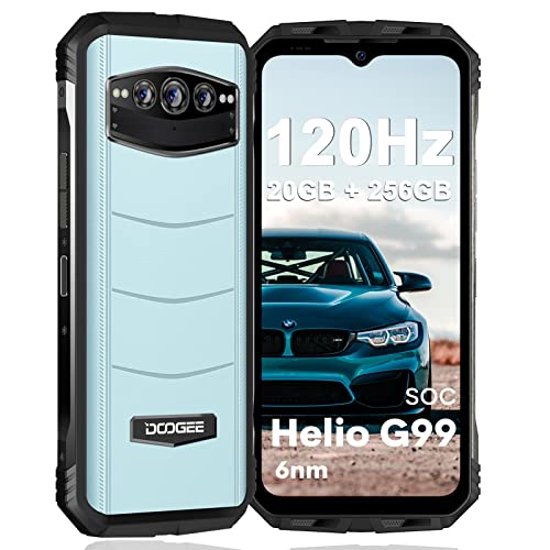 DOOGEE S100 Rugged Smartphone(2023), 20GB+256GB Dual 4G Gaming Rugged Phones Unlocked, 120Hz 6.58' Rugged Cell Phone, 66W Fast Charge, Dual Speakers, Android 12, 108MP Camera, Night Vision, NFC, OTG