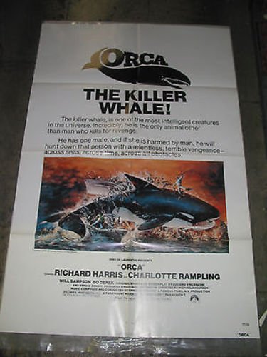 ORCA / ORIGINAL U.S. ONE-SHEET MOVIE POSTER (RICHARD HARRIS)