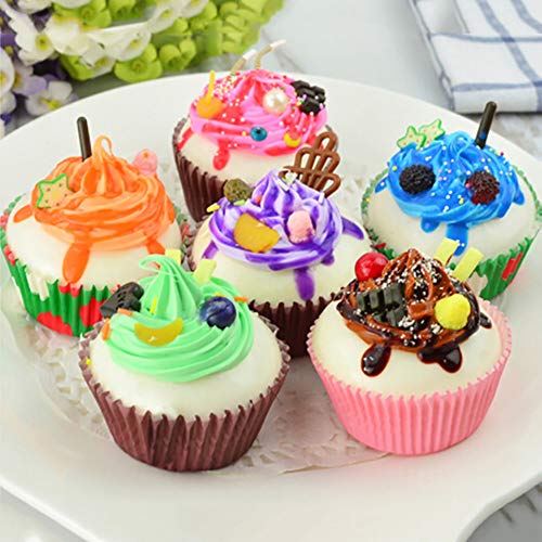 Nice purchase 6Color Realistic Artificial Fake Cake Cupcake Model Home Staging Equipment Crafts Photography Props Home Decoration