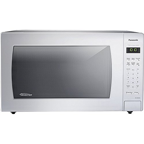 Panasonic NN-SN936W Countertop Microwave with Inverter Technology, 2.2 Cubic Foot, 1250W, White