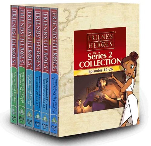 Friends and Heroes DVD Series 2 Pack Multi-Language Includes Children's Bible Stories of Jesus, Moses, Jacob and Noah's Ark