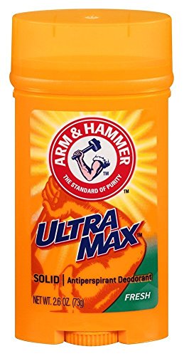 Arm & Hammer Deodorant 2.6 Ounce Solid Ultra Max Fresh (Wide) (76ml) (2 Pack)