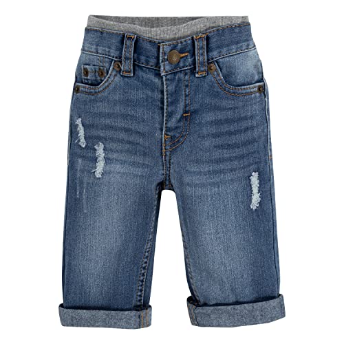 Levi's Baby Boys Straight Fit Jeans, Vintage Sky, 12M