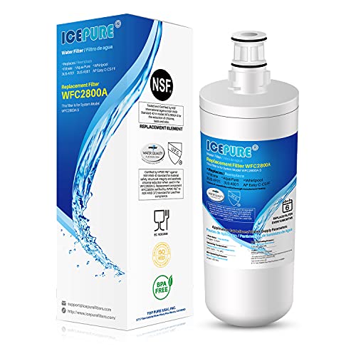 ICEPURE NSF/ANSI 42 3US-AF01 Under Sink Water Filter, Compatible with Standard Filtrete 3US-AF01, 3US-AS01, Whirlpool WHCF-SRC, WHCF-SUFC, WHCF-SUF, Pack of 1