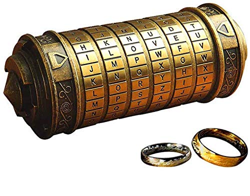 WHRMQ The Mini Da Vinci Code Cryptex Lock,Revomaze,Toy Interesting Gifts for Her or Him to All Festivals Occasions Such as Birthday or The Other Annversary.