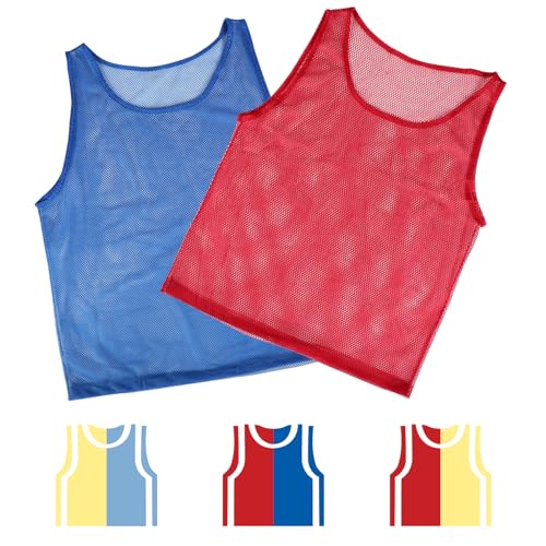 Adorox Adult - Teens Scrimmage Practice Jerseys Team Pinnies Sports Vest Soccer, Football, Basketball, Volleyball