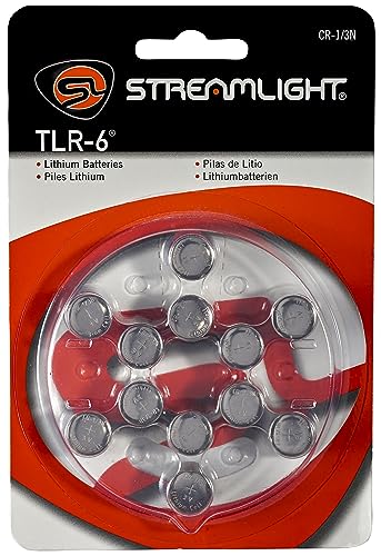Streamlight 69281 CR 1/3N Lithium Batteries - 12 pk - TLR-6
