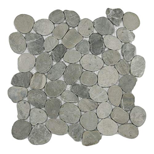 Sliced Bali Cloud Pebble Tile 1 sq.ft.