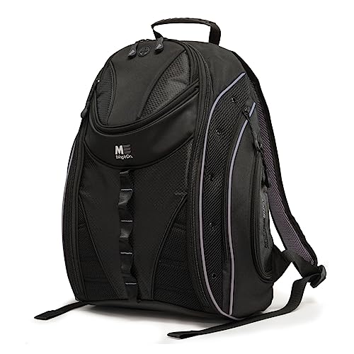 Mobile Edge Black w/Silver Trim Express Laptop Backpack 2.0 16 Inch PC, 17 Inch Compatible with Macbook for Men, Women, MEBPE22, One Size