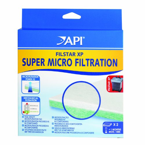 API FILSTAR XP SUPER MICROFILTION Aquarium Canister Filter Filtration Pads 2-Count