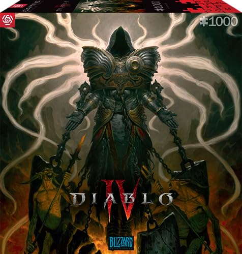 Good Loot Gaming Puzzle: Diablo IV Inarius Puzzles 1000 - Devil Puzzle - Jigsaw Puzzle for Adults - Classic Puzzles - Merchandise Games Puzzle with Picture - Puzzle 1000 Pieces