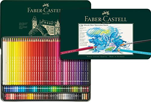 Faber Castell Albrecht Durer 120 Watercolor Pencil Set Tin