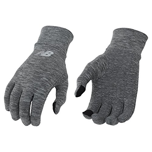 New Balance Lightweight Running Gloves, Cyclone Heather, Medium