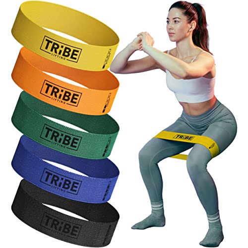 Fabric Resistance Bands for Working Out - Booty Bands for Women and Men - Exercise Bands Resistance Bands Set - Workout Bands Resistance Bands for Legs - Fitness Bands (Multicolor)