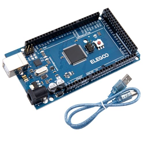 ELEGOO MEGA R3 Board ATmega 2560 + USB Cable Compatible with Arduino IDE Projects RoHS Compliant