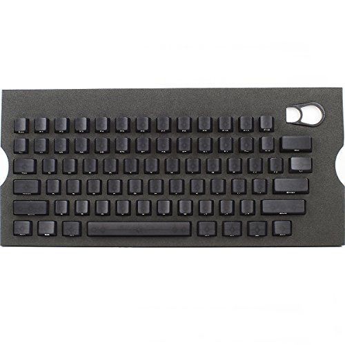 Max Keyboard Universal Translucent Cherry MX Full Keycap Set (Black Translucent - Front Side Print)