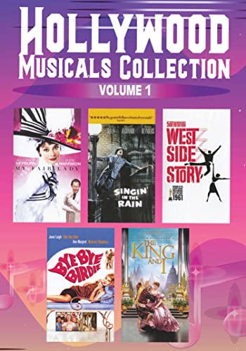 5 Movies - Hollywood Musicals Collection Volume 1 - My Fair Lady / Singin' in the Rain / West Side Story / Bye Bye Birdie / The King and I - DVD Set