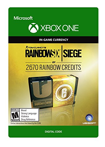 Tom Clancy's Rainbow Six Siege Currency pack 2670 Rainbow credits - Xbox One [Digital Code]