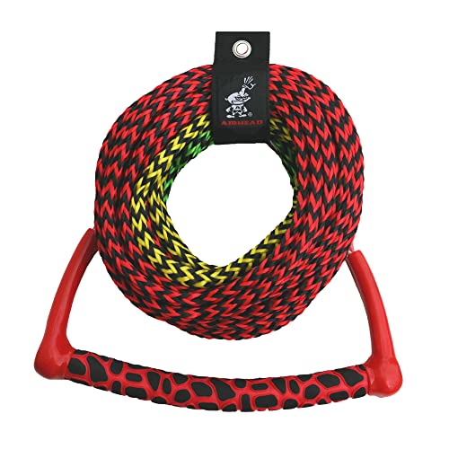 Airhead Water Ski Rope with Radius Handle, 3 Section for Water Skis, Wakeboards and Kneeboards