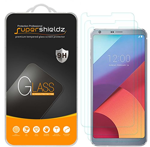 Supershieldz (3 Pack) Designed for LG G6 Tempered Glass Screen Protector Anti Scratch, Bubble Free