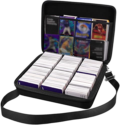 2000+ Card Game Case Holder for Cards Against Humanity/for Magic The Gathering Board & Expansions/for CAH/for MTG/for Deck Box/for Yugioh/Football/Topps Sports Card/for Kids Against Maturity (Black)