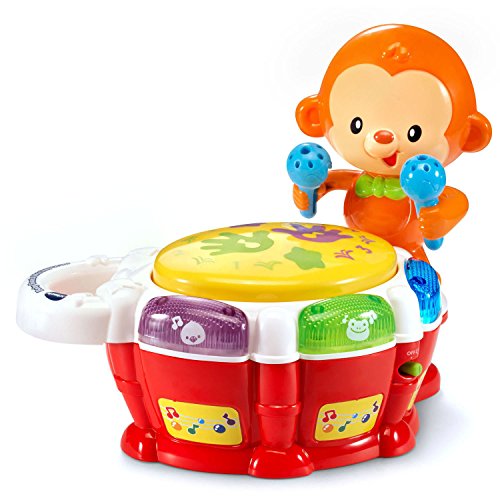 VTech Baby Beats Monkey Drum includes Toy Drum^AAA Battery (3)^Manual