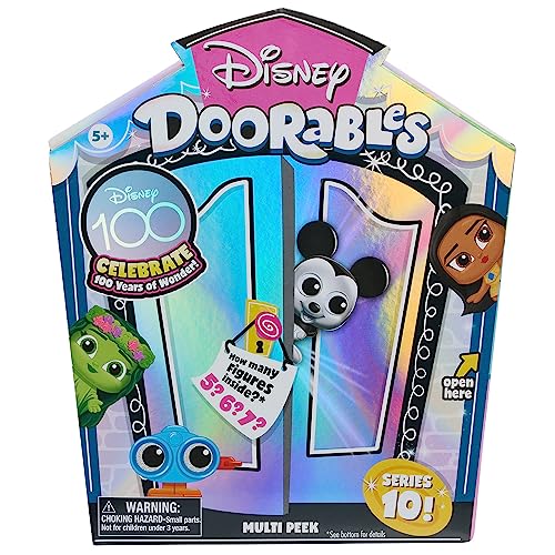 Disney Doorables NEW Multi Peek Series 10, Collectible Blind Bag Figures, Styles May Vary, Kids Toys for Ages 5 Up by Just Play