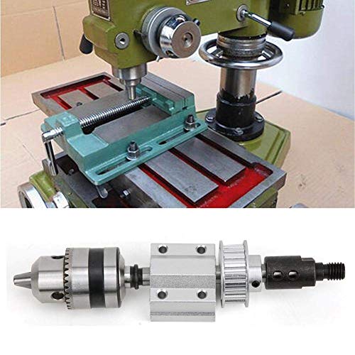 Unpowered Spindle Assembly DIY Woodworking Cutting Grinding Table Drill Accessory B12 Drill Chuck Machine Tool