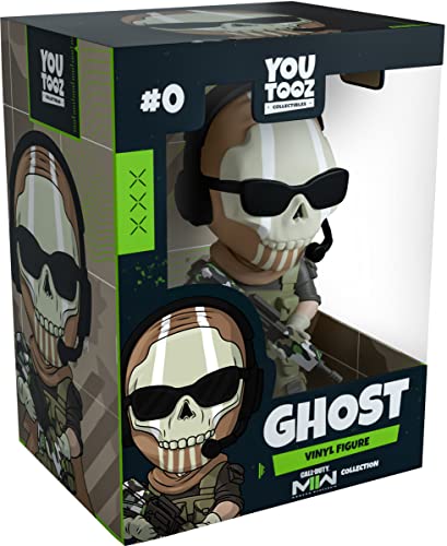 Youtooz Ghost 4.6' Vinyl Figure, Official Licensed Collectible Ghost from Call of Duty: Modern Warfar 2 Video Game Figure, by Youtooz Modern Warefare 2 Collection