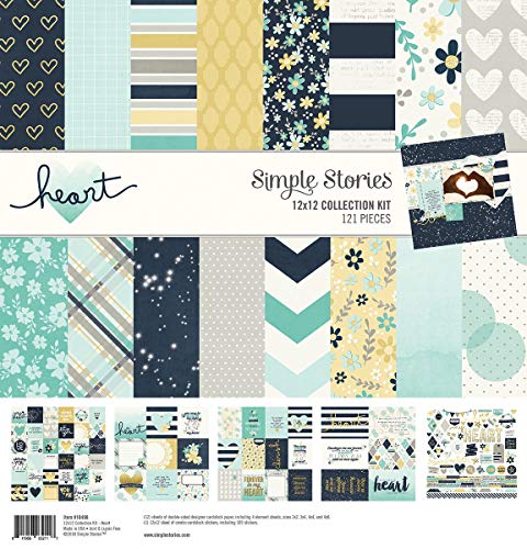 Simple Stories Collection Kit 12'X12'-Heart