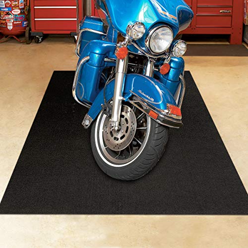 LINLA 61 x 39 in-Absorbent Oil Mat Contains Liquid Garage Floor Mat, Motorcycle Mat for Garage，Reusable, Washable, Protects Garage Floor or Driveway Surface, Shop,Parking,