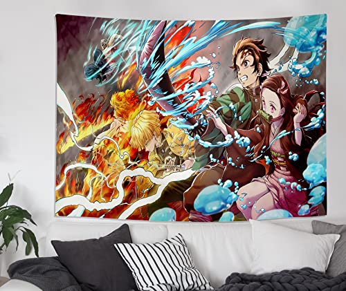 ESRBSO Anime Tapestry Anime Backdrop,indoor Home Decor Tapestries for Anime Fans