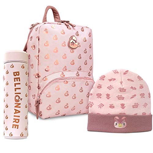 Controller Gear Special Edition Animal Crossing: Rose Gold Mini Backpack Switch Case, Celeste Knit Beanie, Water Bottle, Merchandise - Nintendo Switch