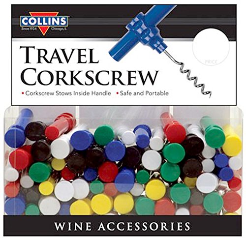 2-Piece Travel Corkscrew (White)