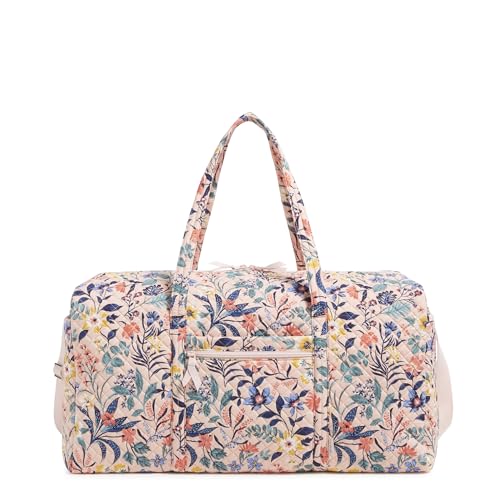 Vera Bradley Cotton XL Travel Duffle Bag, Paradise Coral