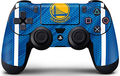 Skinit Decal Gaming Skin for PS4 Controller - Officially Licensed NBA Golden State Warriors Jersey Design