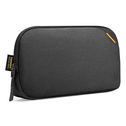 tomtoc Recycled Portable Storage Pouch Bag Case Accessories Organizer Compatible with MacBook Laptop Charger, Mouse, Cables, Hub, Power Adapter, Power Bank, Toiletries, Cosmetics, Personal Items
